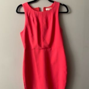 Pink fitted dress